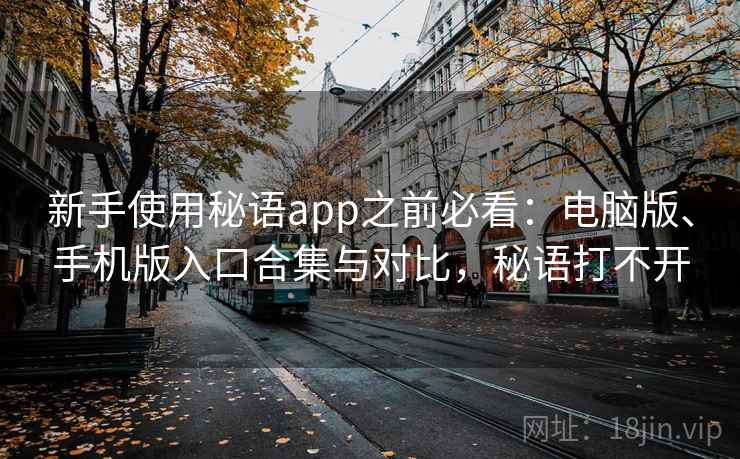 新手使用秘语app之前必看：电脑版、手机版入口合集与对比，秘语打不开