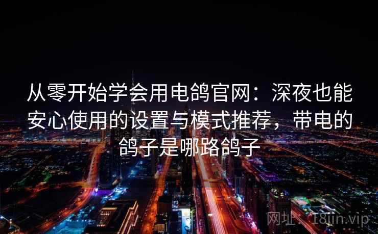 从零开始学会用电鸽官网：深夜也能安心使用的设置与模式推荐，带电的鸽子是哪路鸽子